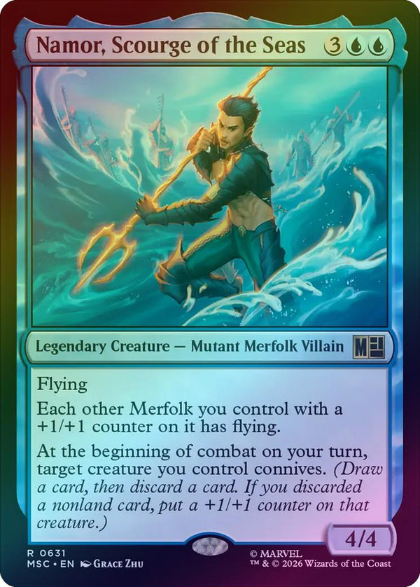 Namor, Scourge of the Seas (Foil) (MSC) (Pre-Order)
