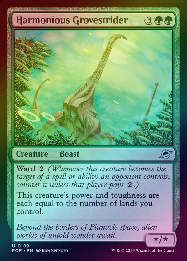 Harmonious Grovestrider (Foil) (EOE)