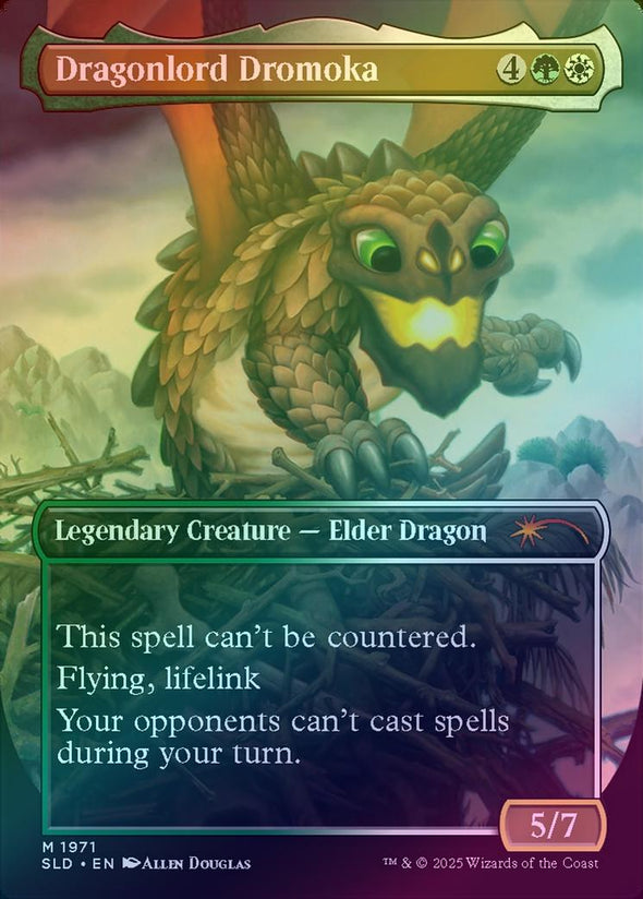 Dragonlord Dromoka - They Grow Up So Fast (Rainbow Foil) (SLD)