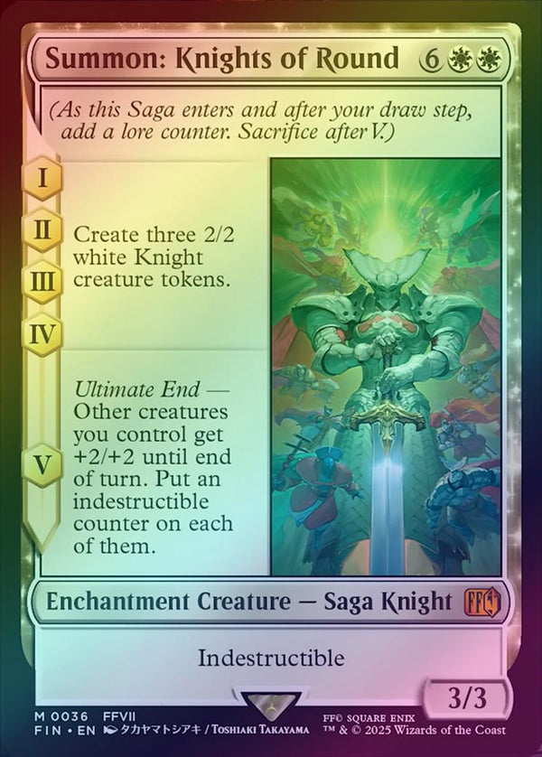 Summon: Knights of Round (Foil) (FIN)