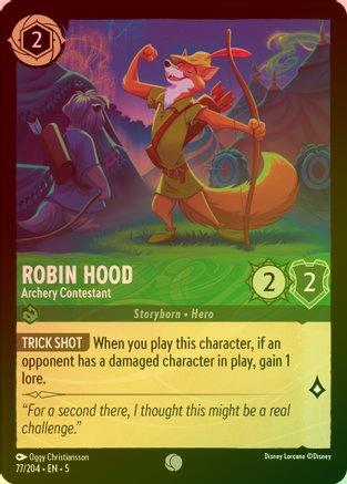 Robin Hood (Archery Contestant) - 77/204 - Common (Foil)