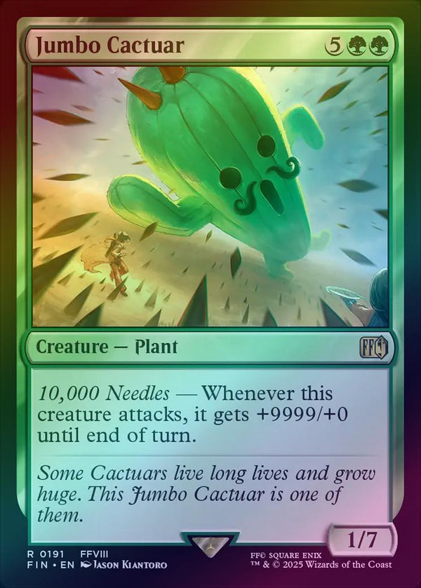 Jumbo Cactuar (Foil) (FIN)