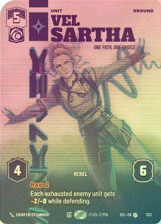Vel Sartha - One Path, One Choice (Prestige Foil) - 1123 - Uncommon (Foil)
