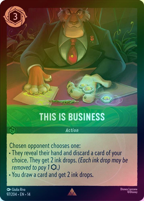 This Is Business - 97/204 - Rare (Foil)