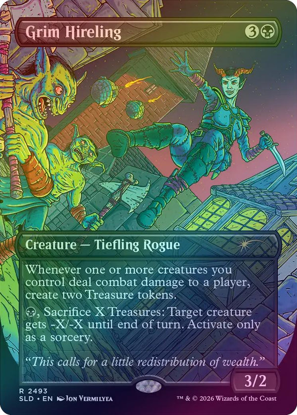 Grim Hireling - D&D: Shadows Over Baldur's Gate (Foil) (SLD)
