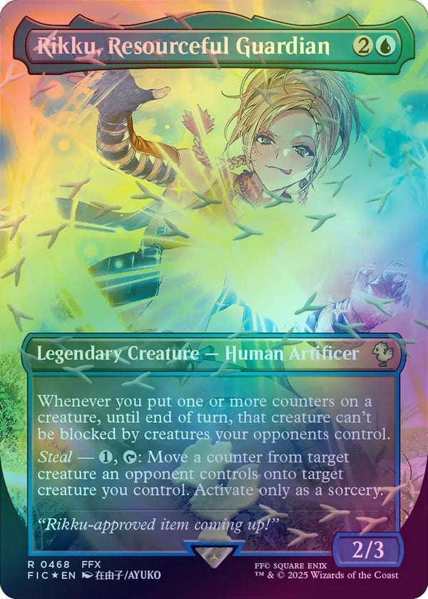 Rikku, Resourceful Guardian - Borderless (Chocobo Track Foil) (FIC)