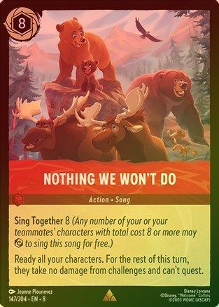 Nothing We Won't Do - 147/204 - Rare (Foil)