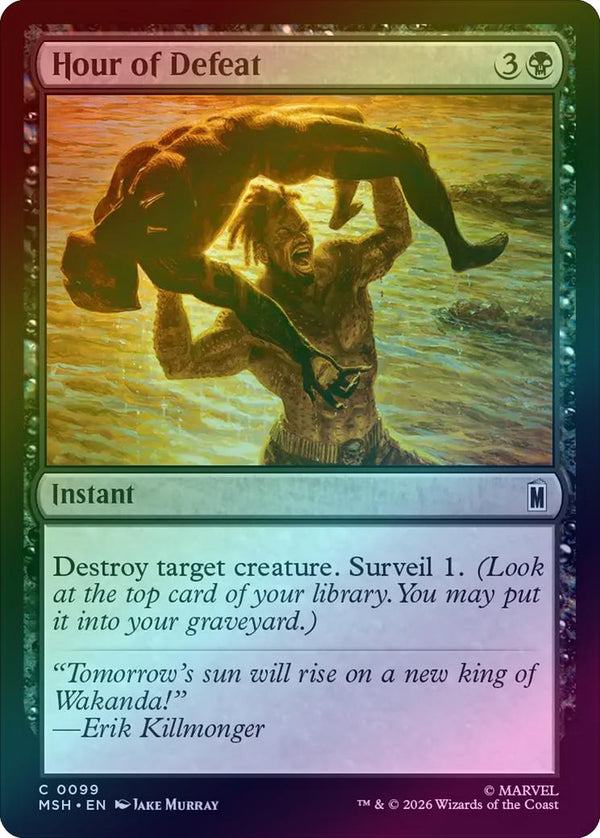 Hour of Defeat (Foil) (MSH) (Pre-Order)