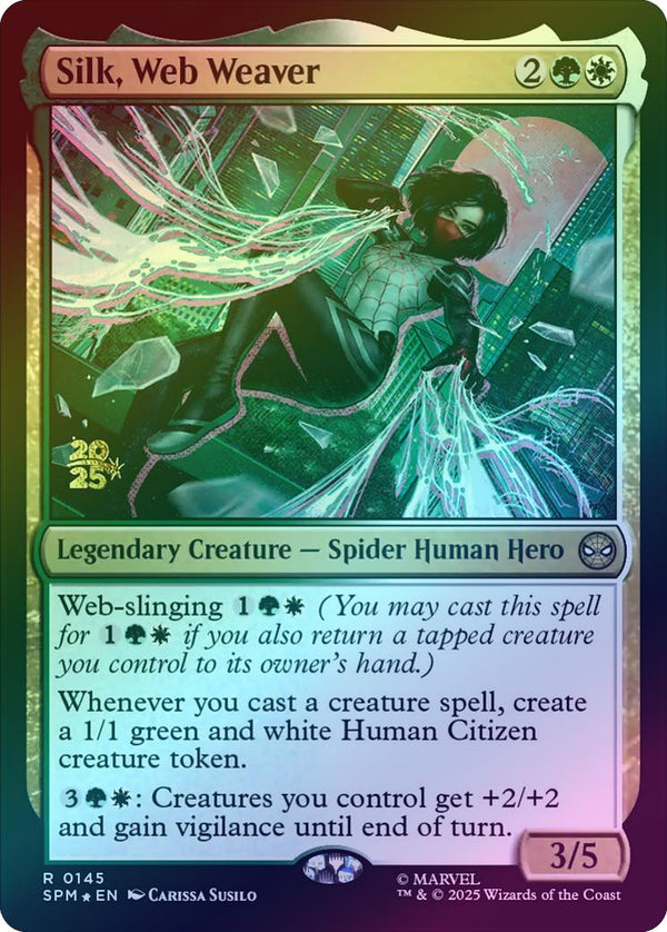 Silk, Web Weaver - Prerelease Promo (Foil) (PSPM)