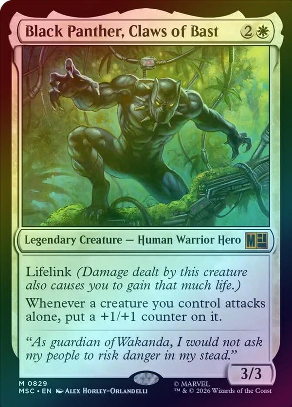Black Panther, Claws of Bast (Foil) (MSC)
