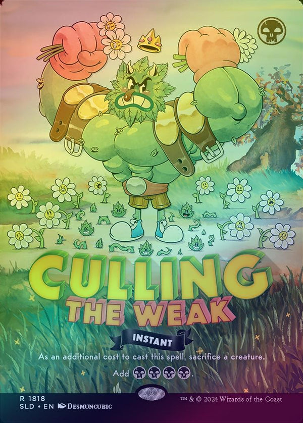 Culling the Weak - Twisted Toons (Rainbow Foil) (SLD)