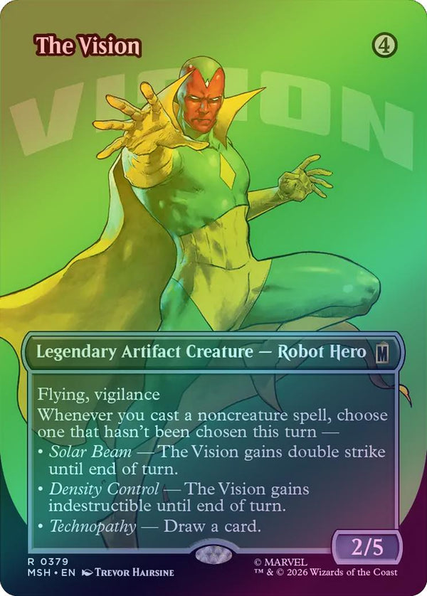 The Vision - Logo Showcase (Foil) (MSH) (Pre-Order)