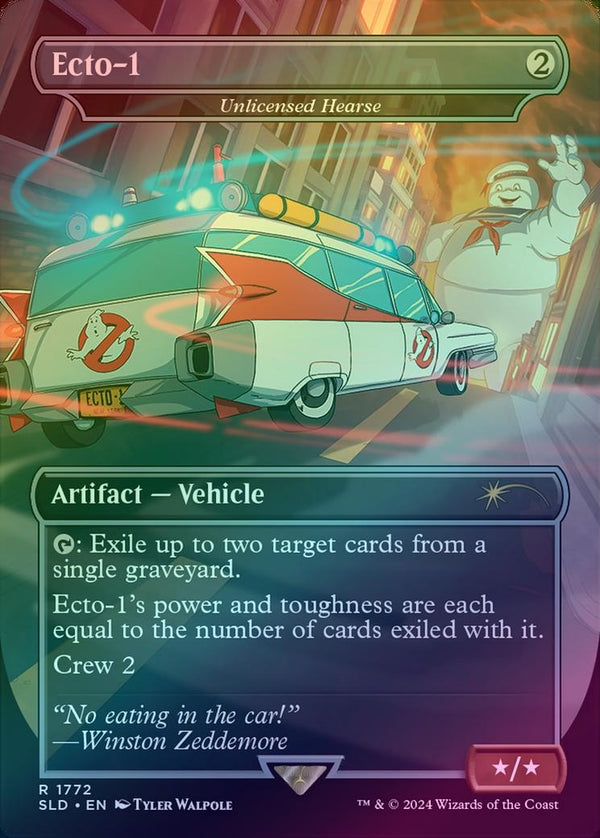 Ecto-1 // Unlicensed Hearse - The Real Ghostbusters (Foil) (SLD)