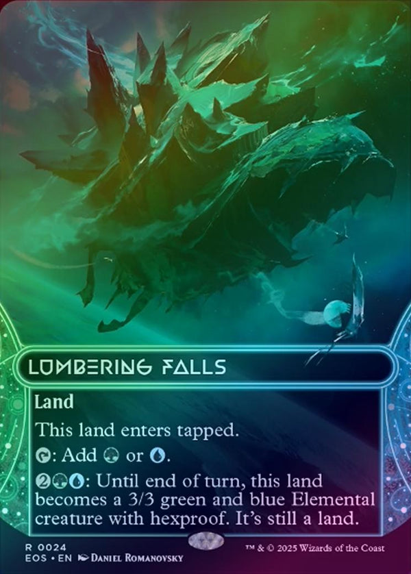 Lumbering Falls - Borderless (Foil) (EOS)
