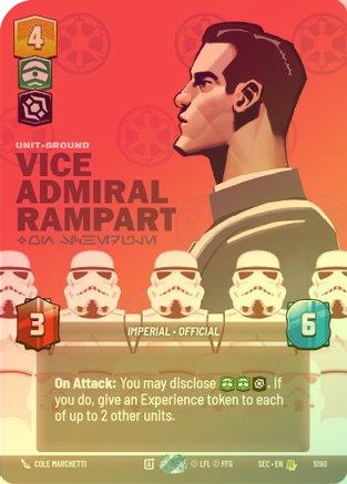 Vice Admiral Rampart - On Schedule (Prestige Foil) - 1090 - Rare (Foil)