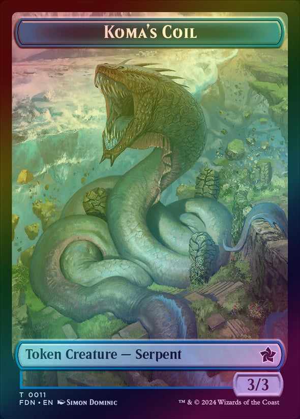 Koma's Coil (11) // Scion of the Deep Token (13) (Foil) (TFDN)