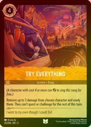 Try Everything - 25/204 - Uncommon (Foil)