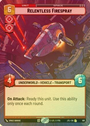 Relentless Firespray (Hyperspace) - 891 - Rare (Foil)