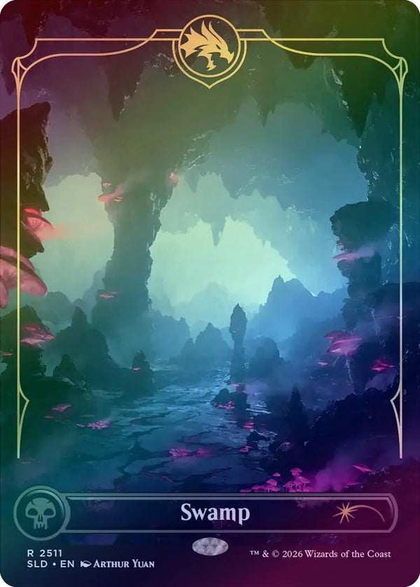 Swamp (2511) - D&D: Lands of the Forgotten Realms (Foil) (SLD)