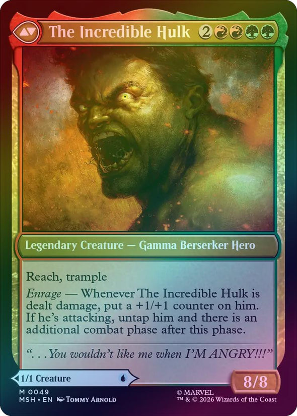 Bruce Banner // The Incredible Hulk (Foil) (MSH) (Pre-Order)