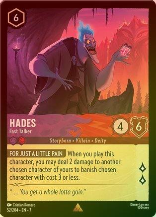 Hades (Fast Talker) - 52/204 - Rare (Foil)