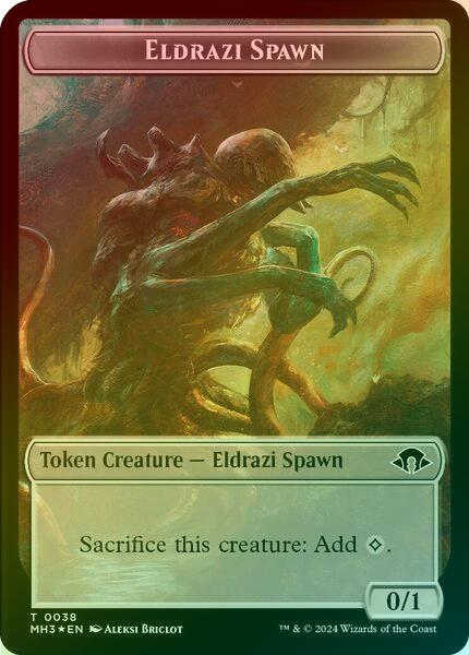 Eldrazi Spawn // Eldrazi Scion Token (Ripple Foil) (TM3C)