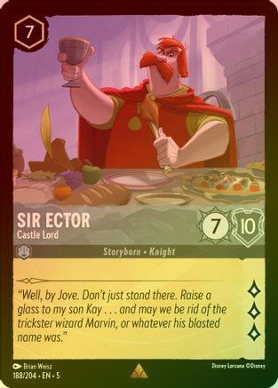 Sir Ector (Castle Lord) - 188/204 - Rare (Foil)