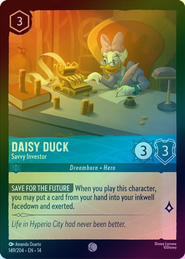 Daisy Duck (Savvy Investor) - 149/204 - Common (Foil)