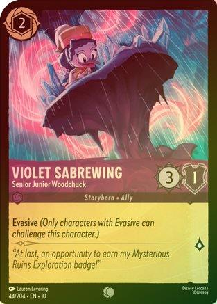 Violet Sabrewing (Senior Junior Woodchuck) - 44/204 - Common (Foil)