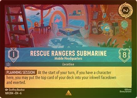 Rescue Rangers Submarine (Mobile Headquarters) - 169/204 - Rare (Foil)