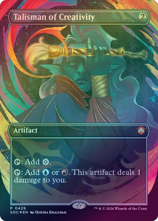 Talisman of Creativity - Borderless (Foil) (SOC)