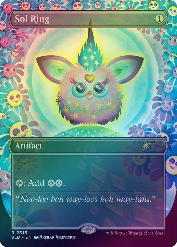 Sol Ring - FURBY: DOO-AY NOO LAH (Rainbow Foil) (SLD)