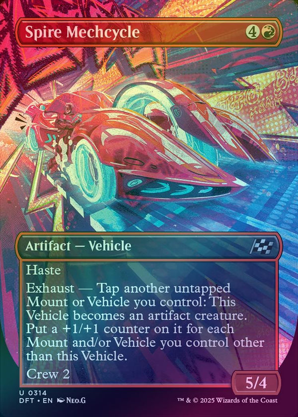 Spire Mechcycle - Borderless Revved Up (Foil) (DFT)