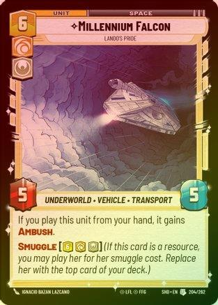 Millennium Falcon - Lando’s Pride - 204/262 - Uncommon (Foil)