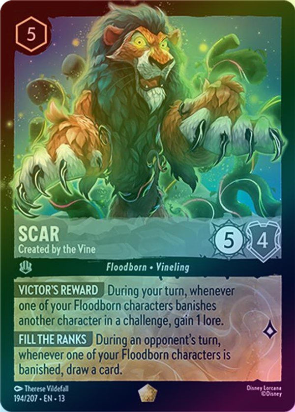 Scar (Created by the Vine) - 194/207 - Legendary (Foil)