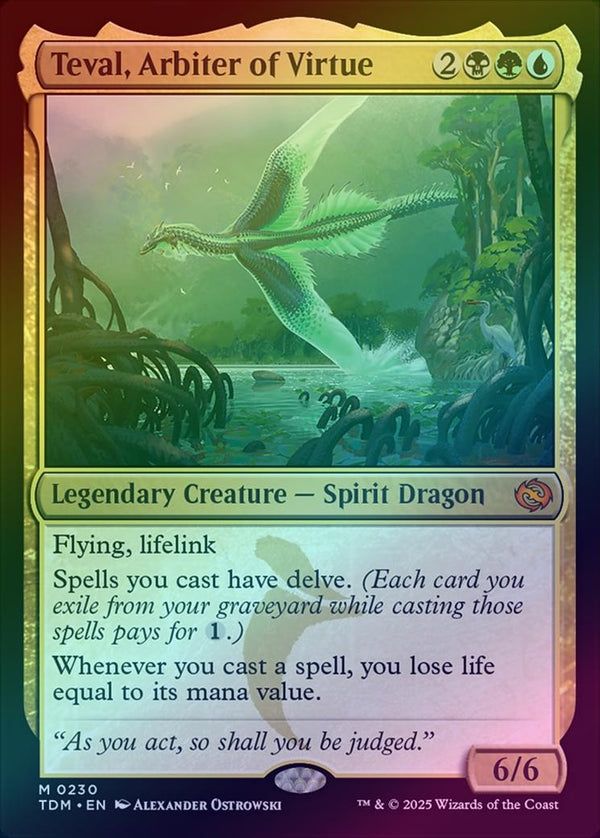 Teval, Arbiter of Virtue (Foil) (TDM)