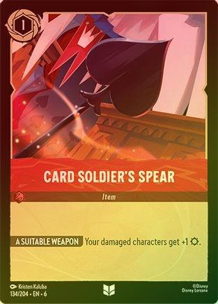 Card Soldier's Spear - 134/204 - Uncommon (Foil)