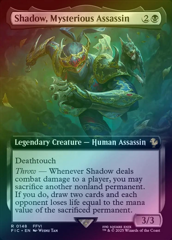 Shadow, Mysterious Assassin - Extended Art (Foil) (FIC)