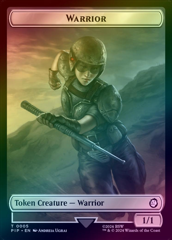 Treasure (018) // Warrior Token (Foil) (TPIP)