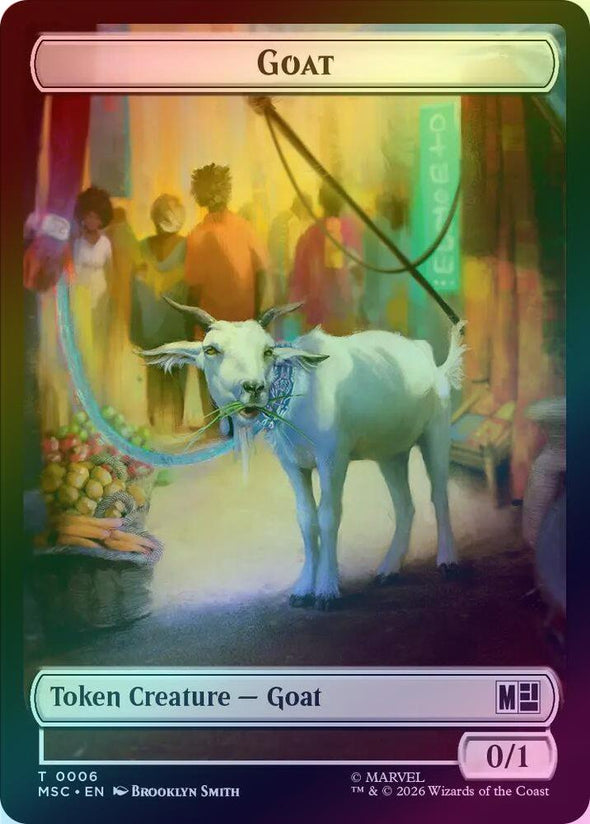 Goat // Construct Token (Foil) (TMSC)