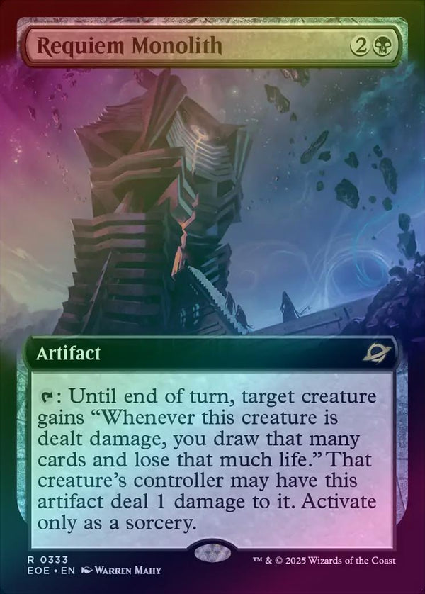 Requiem Monolith - Extended Art (Foil) (EOE)