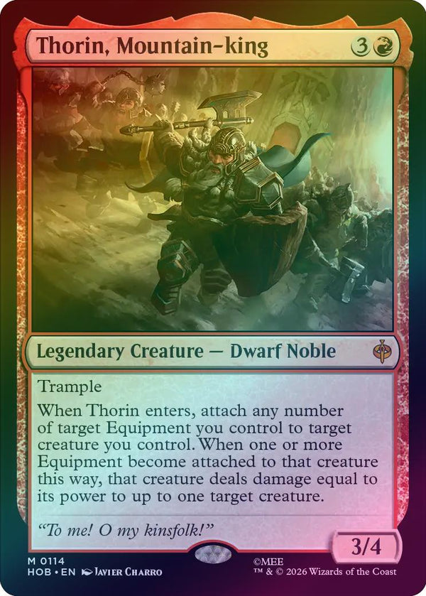 Thorin, Mountain-king (Foil) (HOB) (Pre-Order)