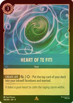 Heart of Te Fiti (Fabled Reprint) - 168/204 - Rare (Foil)