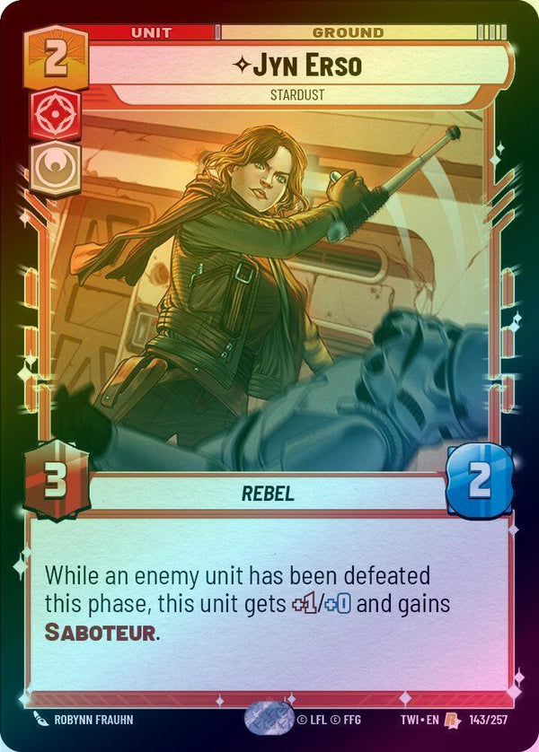 Jyn Erso - Stardust - 143/257 - Rare (Foil)