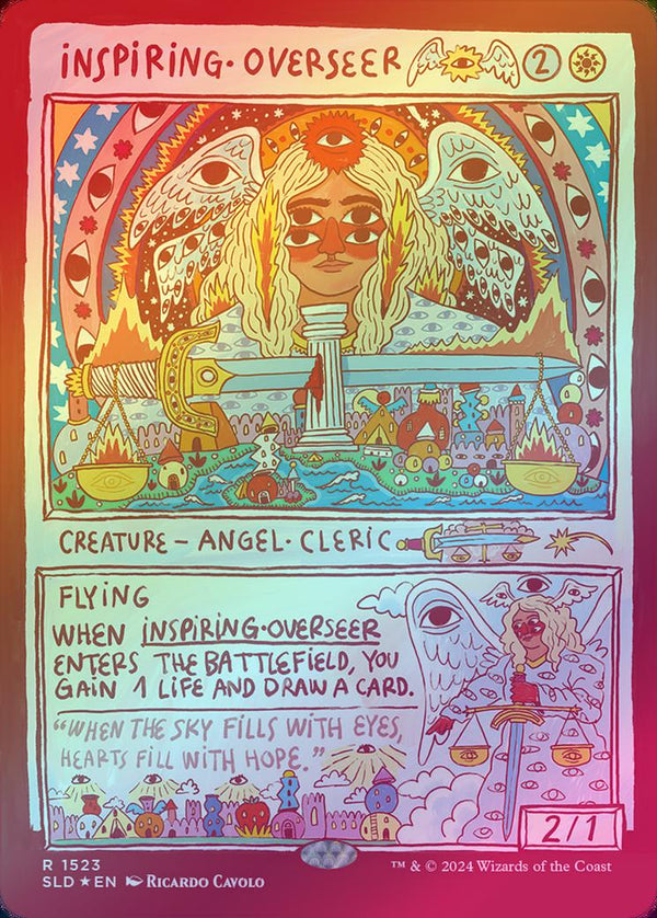 Inspiring Overseer - MagicCon 2024 (Rainbow Foil) (SLD)