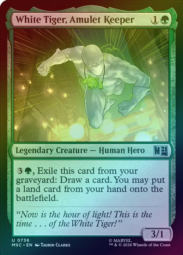 White Tiger, Amulet Keeper (Foil) (MSC)