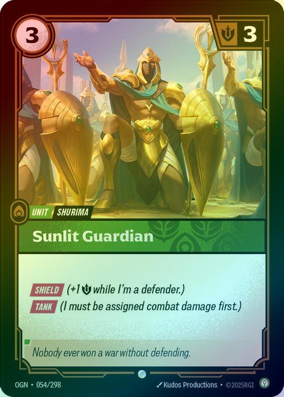 Sunlit Guardian - 054/298 - Common (Foil)