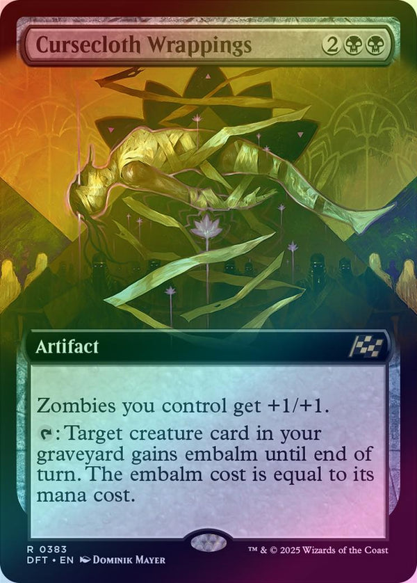 Cursecloth Wrappings - Extended Art (Foil) (DFT)