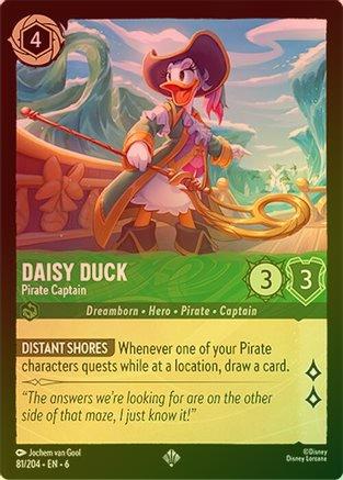 Daisy Duck (Pirate Captain) - 81/204 - Super Rare (Foil)