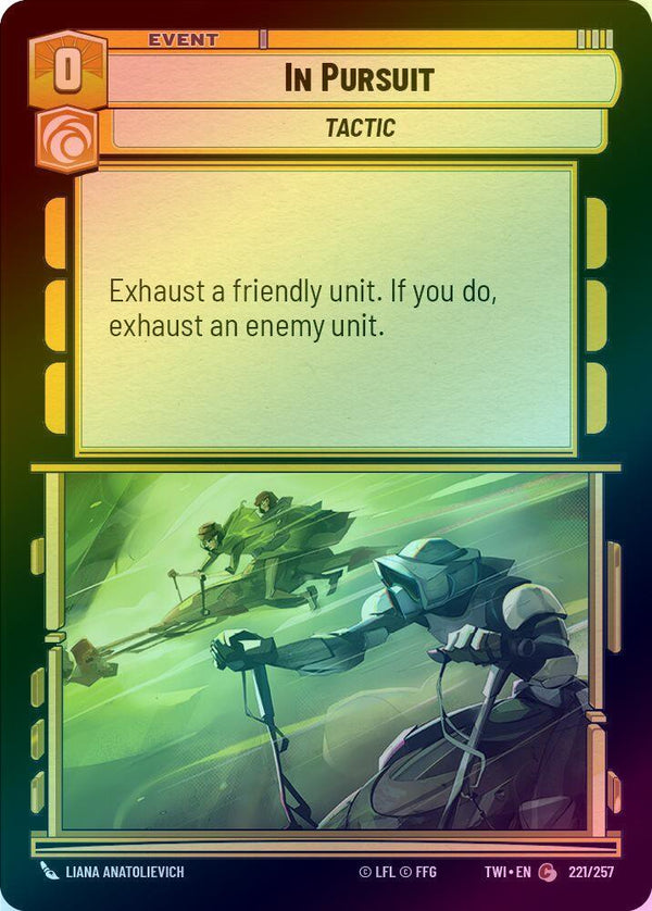 In Pursuit - 221/257 - Common (Foil)